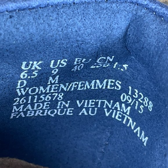 Clarks Daelyn Summit Women's Size 9 Shoes Blue Leather Comfort Wedge Loafer - Picture 12 of 12